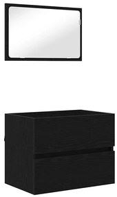 vidaXL Σετ Επίπλων Μπάνιου 3 pcs Artisan Oak Επεξεργασμένο ξύλο