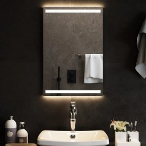 Καθρέφτης Μπάνιου με LED 40x60 εκ. - Διαφανές
