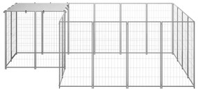 Σπιτάκι Σκύλου Ασημί 6,05 m² Ατσάλινο   - Ασήμι