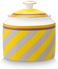 ΔΟΧΕΙΟ ΖΑΧΑΡΗΣ 550ml PIP STUDIO - CHIQUE STRIPES YELLOW