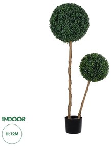 20142 GloboStar® Artificial Garden BUXUS 20142 Τεχνητό Διακοσμητικό Φυτό Πυξός Υ120cm