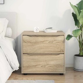 vidaXL Ντουλάπι αποθήκευσης Δρύς Sonoma 60 x 48 x 57 εκ