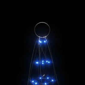 vidaXL Χριστουγεννιάτικο δέντρο LED 200 LED Μπλε 180 εκ.