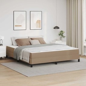 vidaXL Κρεβάτι Άλλο Καπουτσίνο 180 x 200 cm Τεχνητό δέρμα