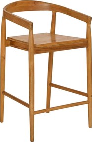 ΚΑΡΈΚΛΕΣ &amp; ΠΟΛΥΘΡΌΝΕΣ MIYAKO TEAK BAR STOOL SH70 ATMOSPHERA 207342A