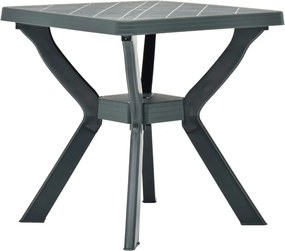 vidaXL Τραπέζι Bistro Πράσινο 70 x 70 x 72 εκ. Πλαστικό