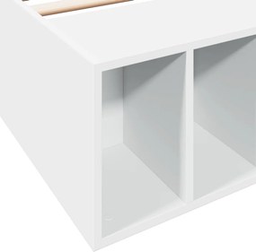 vidaXL Πλαίσιο Κρεβατιού Λευκό 100 x 200 εκ. Επεξεργ. Ξύλο