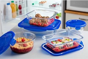 Σετ με Κυτία Γεύματος Pyrex Cook &amp; Go Μπλε Διαφανές