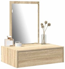 vidaXL Τραπέζι περιποίησης Καφέ 60 x 40 x 70 εκ. Επεξεργασμένο ξύλο
