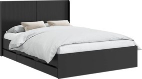 vidaXL Καλάθι με αποθήκη και κεφαλάρι Μαύρο 120 x 190 cm