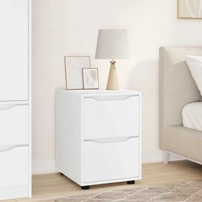 vidaXL Ντουλάπι αποθήκευσης Λευκό 40 x 48 x 57 εκ Επεξεργασμένο ξύλο