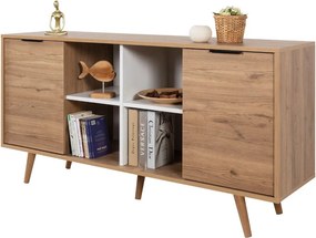 Κονσόλα Sapphire Δρυς / Λευκό PRANU 160x44x18