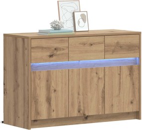 vidaXL Ντουλάπι TV 91 x 34 x 61 εκ. Artisan Δρυς Επεξεργασμένο Ξύλο