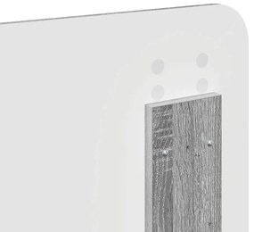 vidaXL Κεφαλάρι Γκρίζο Σονομα 120 cm Επεξεργασμένο ξύλο