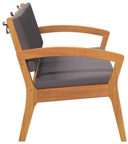 vidaXL Πάγκος Κήπου  με Μαξιλάρια 115x70x72 εκ. από Μασίφ Ξύλο Ακακίας
