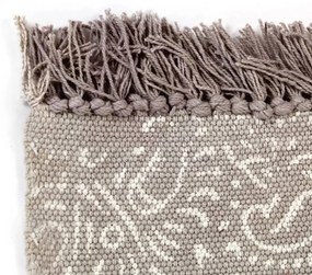 vidaXL Κιλίμι με Σχέδια Taupe 120 x 180 εκ. Βαμβακερό