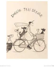 Εκτύπωση έργου τέχνης Sam Toft - Doggie Taxi Service, Sam Toft, (30 x 40 cm)