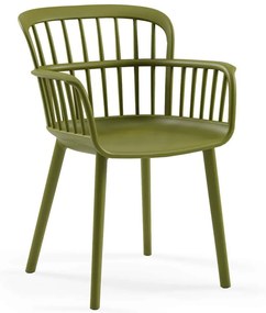 Πολυθρόνα Eva (Σετ 2Τμχ) 532TLA1104 46x43x78cm Khaki Πολυπροπυλένιο