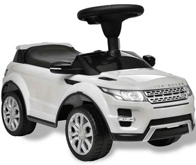 Land Rover 348 Παιδικό Ηλεκτροκίνητο Αυτοκίνητο με Μουσική Λευκό