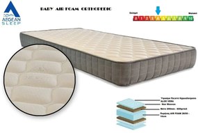 Στρώμα Ορθοπεδικό AegeanSleep BABY FOAM 70x130x12