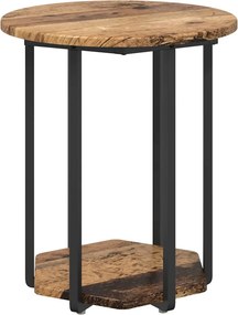 vidaXL Σετ βοηθητικά τραπεζάκια 2 τμχ. Καφέ 50 x 50 x 50,5 cm