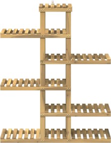 vidaXL Βάση φυτών Λευκός Χρωματισμός 93 x 25 x 114,5 εκ.