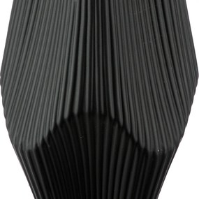 Βάζο Κεραμικό Μαύρο 15X15X30Cm 15X15X30Cm