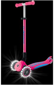 Globber Scooter Elite Lights V2 Fuchsia