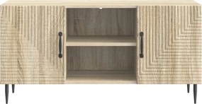 vidaXL Ντουλάπι TV 102 x 34,5 x 50 cm Sonoma Δρυς Επεξεργασμένο Ξύλο