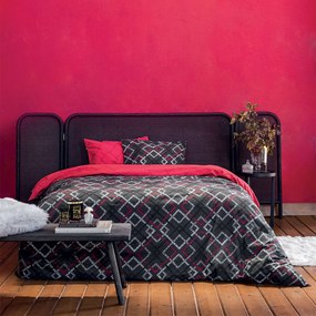 Σεντόνια Μονά (Σετ) Nima Bed Linen Nobel Ruby Γκρι ΧΩΡΙΣ ΛΑΣΤΙΧΟ 170x260
