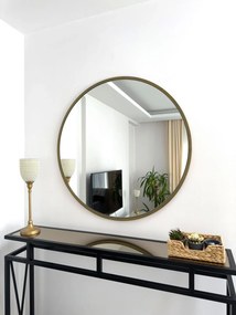 Stewehome Καθρέπτης Στρογγυλός Εσκίτμε Σχέδιο (80 CM) 80x80 cm