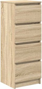 vidaXL Ντουλάπι Sonoma Δρυς 37,5x35x99 εκ. από Επεξεργασμένο Ξύλο