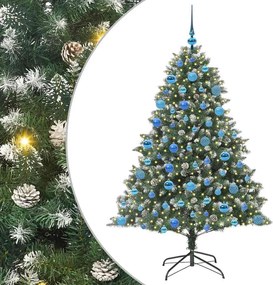 vidaXL Τεχνητό Χριστουγεννιάτικο Δέντρο με 300 LED Πράσινο 180 cm