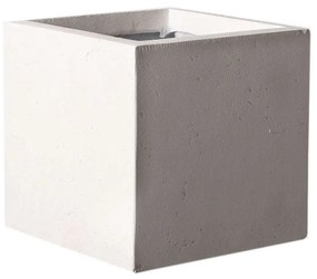 Κασπώ Πήλινο Τετράγωνο Rocky S A-5050-8 23x23x23 Light Grey Supergreens Clay