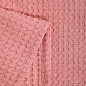 Κουβέρτα Πικέ Μονή (170x240) Naf-Naf Waffle Rose