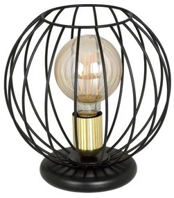 Επιτραπέζιο Φωτιστικό 1xE27 Ατσάλι ALBIO Made in Poland Emibig-144/LN1-Μαύρο 144/LN1