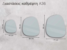 Οργανικός καθρέφτης LED με φωτισμό A36