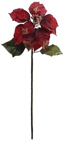 Λουλούδι - Κλαδί Αλεξανδρινό 99-00-17907 75cm Red Marhome