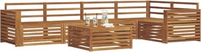 vidaXL Σειρά Καναπέ Εξωτερικού 6 pcs Φυσικό