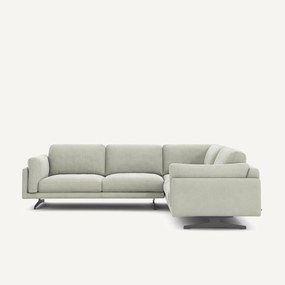 Γωνιακός καναπές από βελούδο stonewashed, CESAR