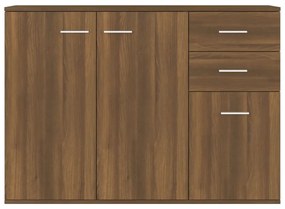 vidaXL Μπουφές Καφέ Δρυς 105 x 30 x 75 εκ. από Επεξεργασμένο Ξύλο