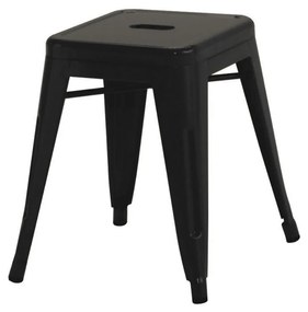 Stool Dolix/S-L Black  metax-01-00-0265 διάστ.39.0000 x 39.0000 x 46.0000