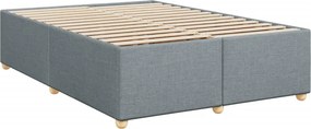 vidaXL Κρεβάτι Boxspring με Στρώμα Αν. Πράσινο 160x200εκ Υφασμάτινο