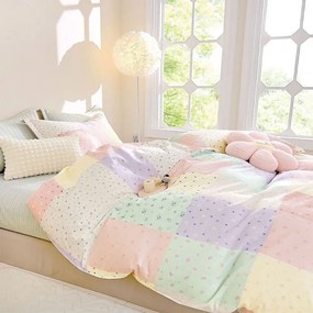 Κουβερλί Delight (Σετ 3τμχ) Multi Ρυθμός Queen Size 220x240cm 100% Βαμβακοσατέν