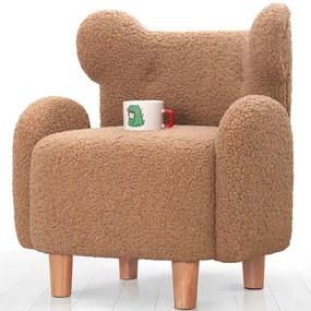 Πολυθρόνα Παιδική Juano Teddy 209FLF1431 55x55x61cm Brown
