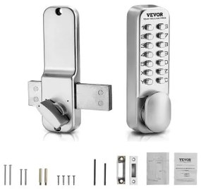 VEVOR Mechanical Keyless Entry Door Lock 14 Key Mechanical Door Lock Single-Side