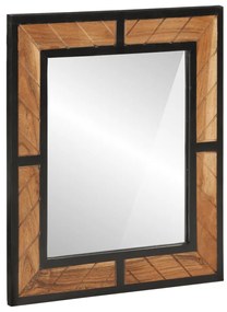 vidaXL Έπιπλα Μπάνιου Σετ 2 Τεμαχίων από Σίδηρο και Μασίφ Ξύλο Ακακίας