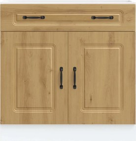 vidaXL ντουλάπι βάσης κουζίνας Kalmar Τεχνίτης Δρυς από Τεχν. Ξύλο