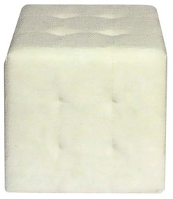 Σκαμπό Cony White E7046,3 37X37X42 cm Τεχνόδερμα