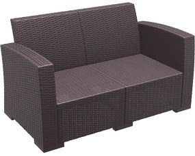 SIESTA MONACO BROWN 2ΘΕΣΙΟΣ ΚΑΝΑΠΕΣ ΠΟΛ/ΝΙΟΥ 140X79X79εκ.53.0141